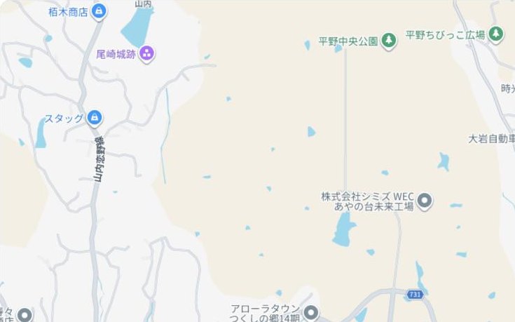 橋本危険物倉庫の所在地を示す地図