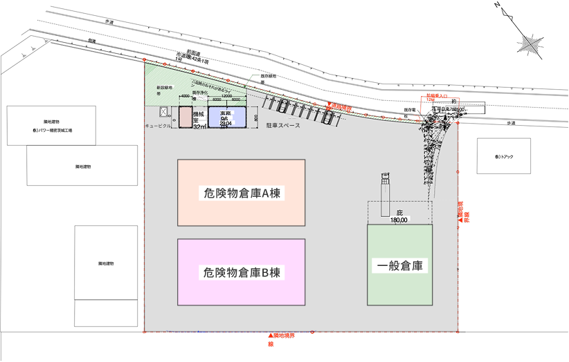 建物配置図